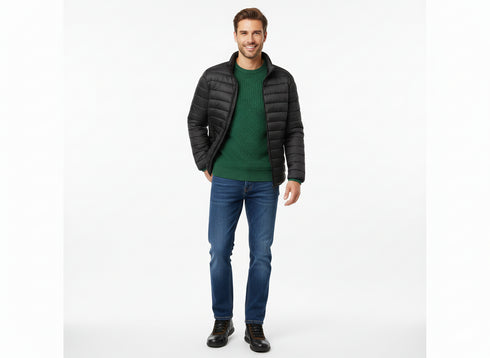 Frau Men's Comfort Two-Tone Ankle Boot in Leather and Suede